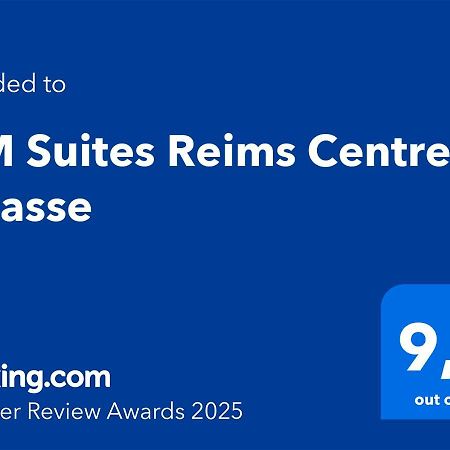 Mm Suites Reims Centre Terasse Exterior foto